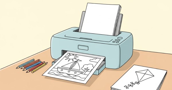 How to print our coloring pages (and which paper actually works)