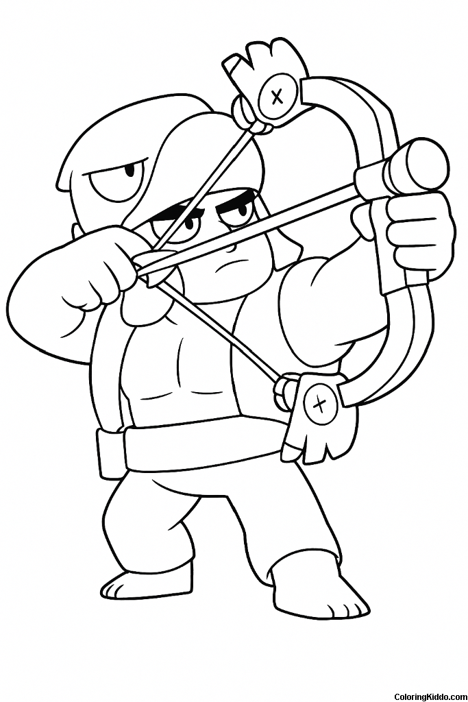 Bo takes aim with his powerful bow, ready to strike!