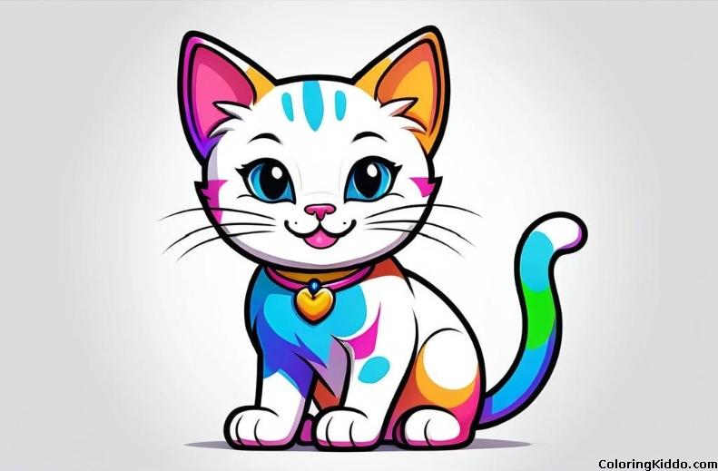 Cat coloring pages