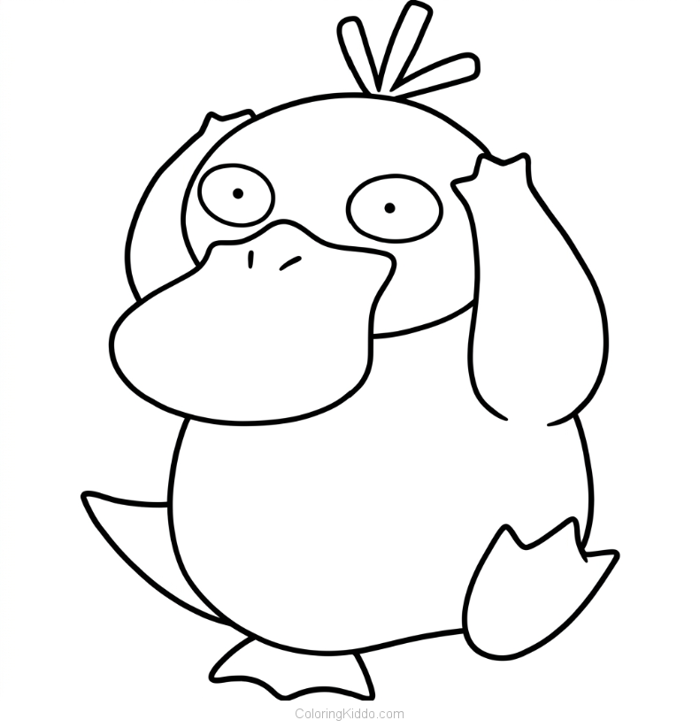 Our favorite duck Pokémon is often puzzled, but it still has powerful psychic potential!