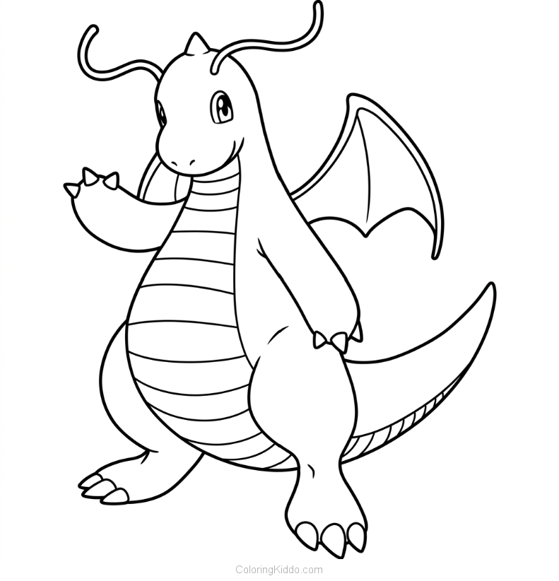 Dragonite stands tall with its little wings and big heart — this friendly dragon is one of a kind!