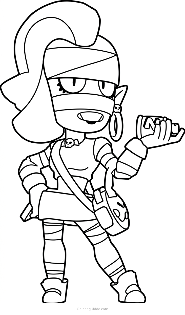 Emz shows off her style with her spray can, looking fabulous as always!