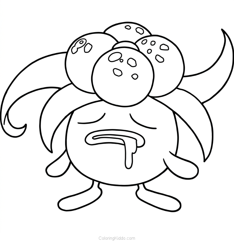 Gloom may look sleepy, but its big beautiful flower is wide awake and blooming bright!