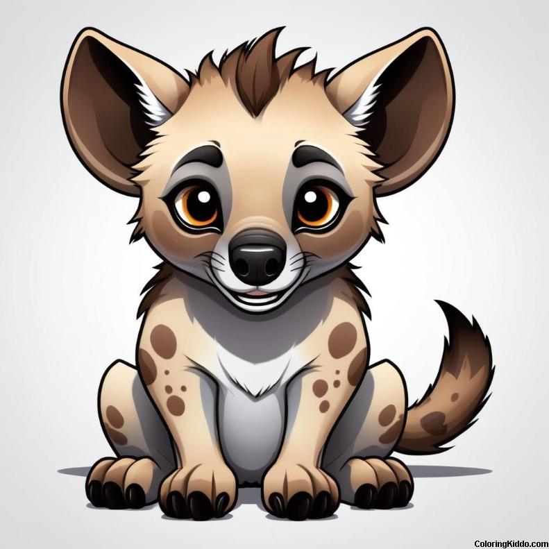 Hyena coloring pages