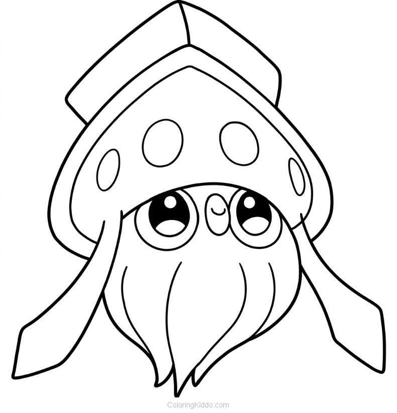 Inkay beams with its big, friendly eyes, radiating kindness and charm!
