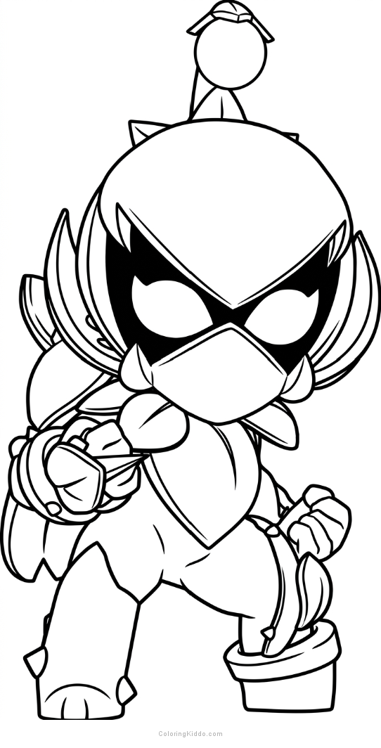 Lily readies her thorny attack, zooming around with incredible speed!