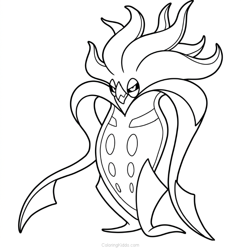 Malamar floats majestically, showing off its unique and mysterious form!