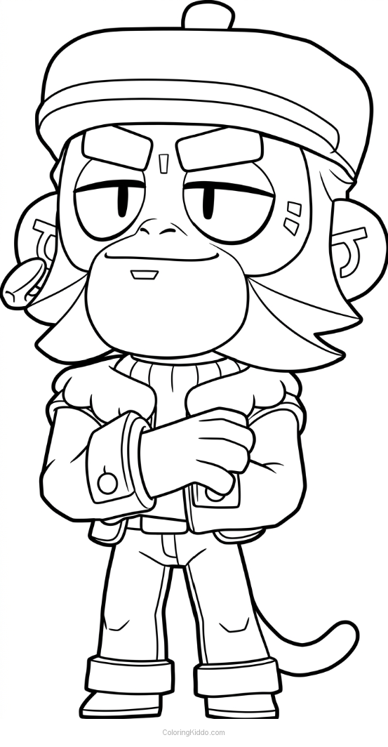 Mico rocks his awesome blue beret and furry jacket, showing off his unique style!