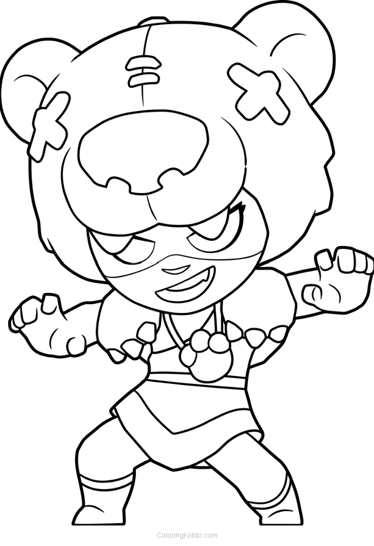 Nita shows off her fierce bear spirit, ready to call her big bear into action!