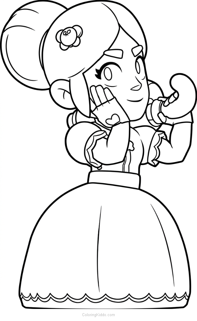 Piper looks sweet and charming in her beautiful blue dress — but don't underestimate her!