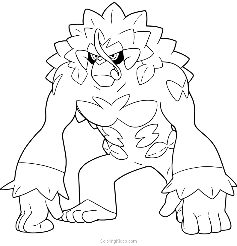 The mighty Drummer Pokémon Rillaboom is always ready to lead its friends with powerful beats!