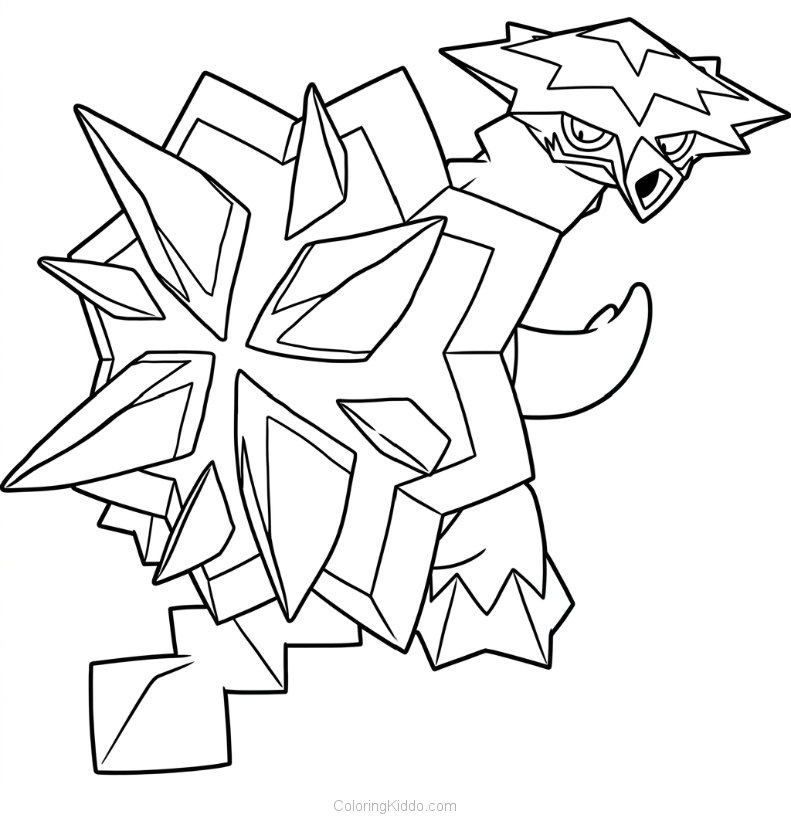Turtonator's awesome shell is packed with explosive power, always ready for a fiery blast!