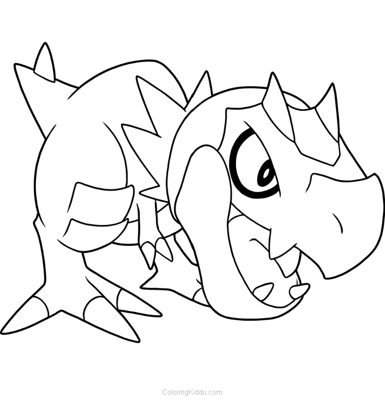 Tyrunt opens its powerful jaws wide, ready to show everyone its amazing roar!