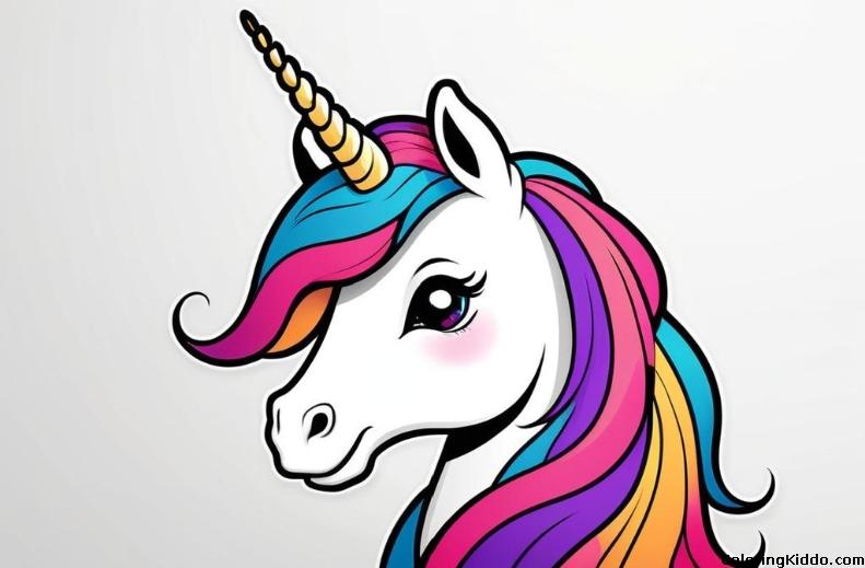 unicorn coloring pages